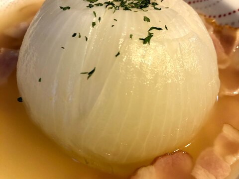 レンジにおまかせ！新玉ねぎのトロトロコンソメ煮